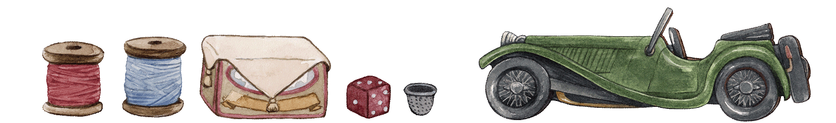 individual game assets from the video game Cuphead