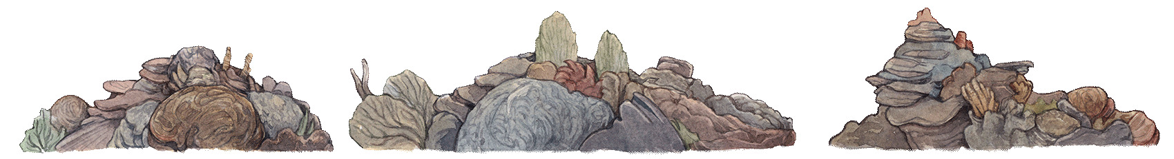 individual game assets from the video game Cuphead